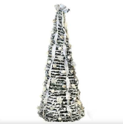 🎅🎄B Árbol de Navidad predecorado – Móntalo en 60 segundos