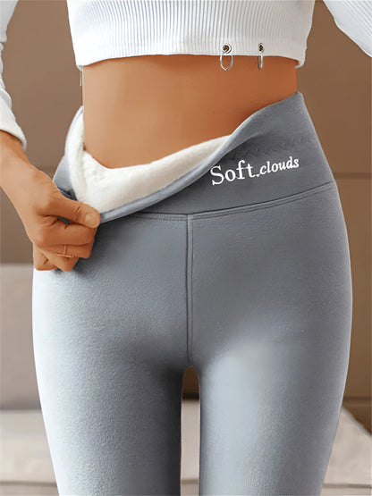 🔥 Leggings Tedalin® de Forro Polar Cloudy