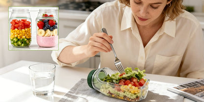 🥬 Salad Pod Todo-en-Uno – ¡Fresco, Práctico y Siempre Contigo! 🥗