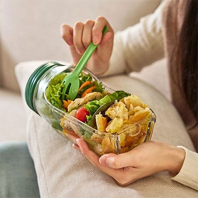 🥬 Salad Pod Todo-en-Uno – ¡Fresco, Práctico y Siempre Contigo! 🥗