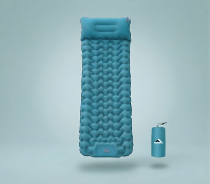 Materasso Gonfiabile Portatile 3-in-1 Gonfiaggio 30sec + Travesseiro Integrato