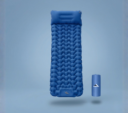 Materasso Gonfiabile Portatile 3-in-1 Gonfiaggio 30sec + Travesseiro Integrato