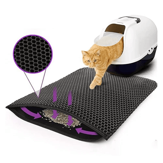 Alfombrilla Higiénica Recolectora de Arena para Gatos