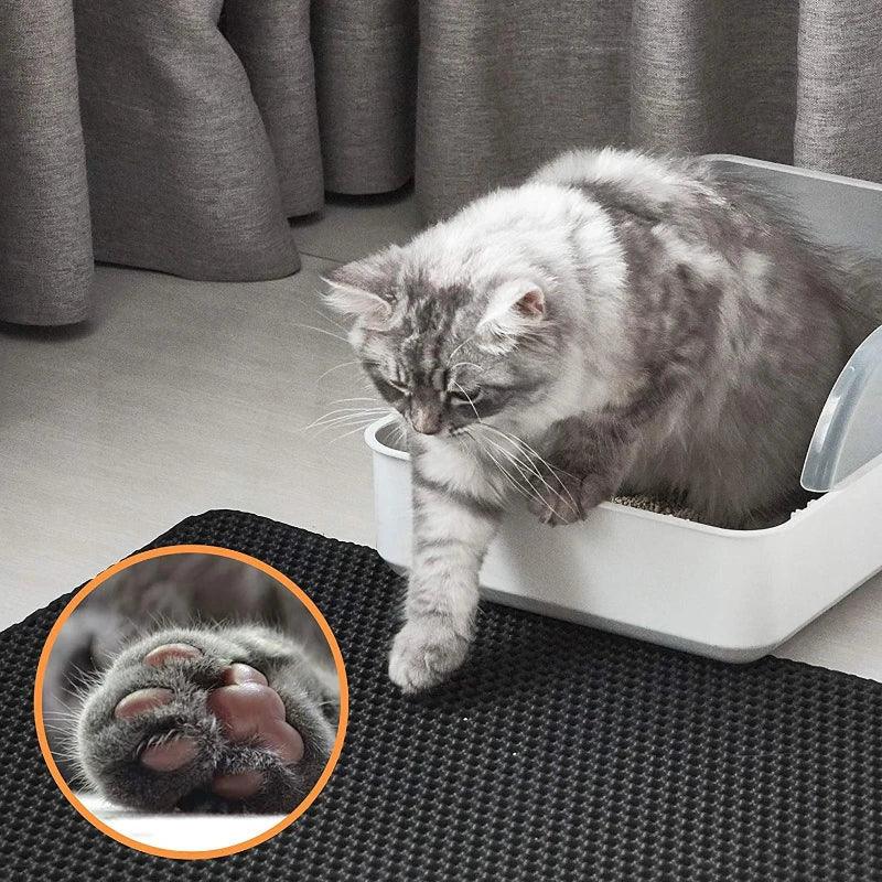 Alfombrilla Higiénica Recolectora de Arena para Gatos