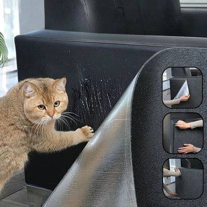 Alfombrilla Adhesiva Protectora para Arañazos de Gato