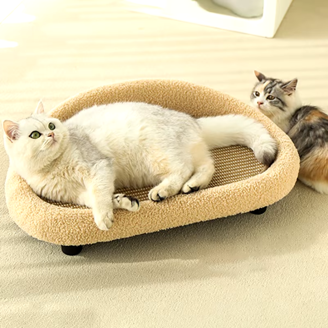 Sofá cama de sisal para gatos