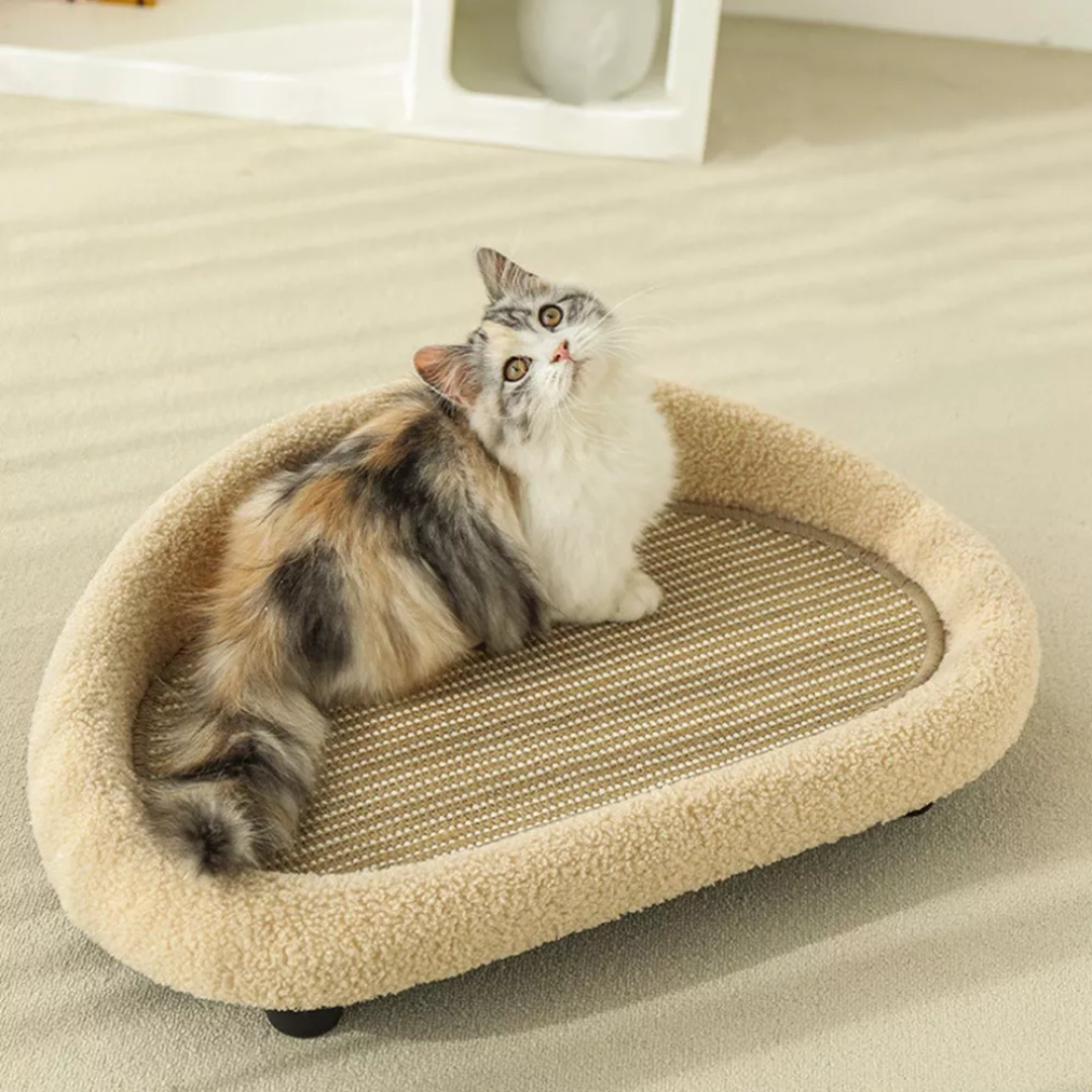 Sofá cama de sisal para gatos