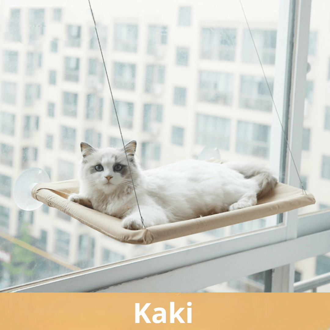 Cama colgante para ventana para gatos