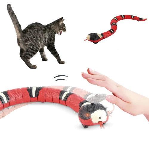 Juguete Serpiente Inteligente Eléctrico Recargable para Gatos