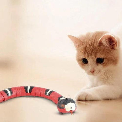 Juguete Serpiente Inteligente Eléctrico Recargable para Gatos