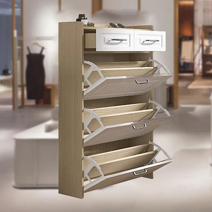 ES ¡Zapatero elegante y que ahorra espacio para la entrada! ✨👞