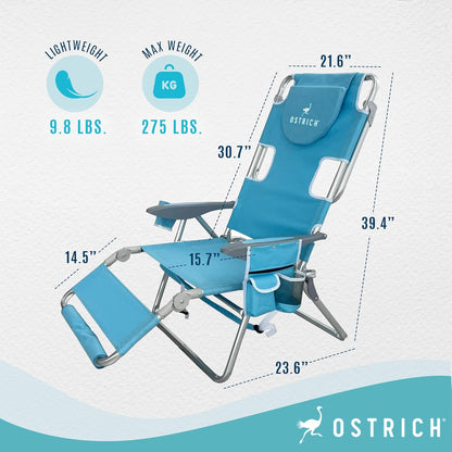 Ostrich Mochila 3N1 Silla - con bolsa térmica