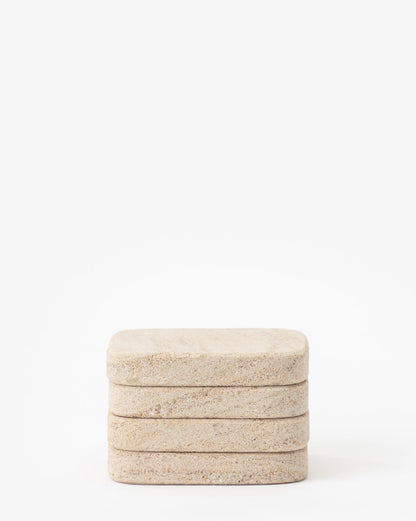 Posavasos de piedra Egan (Juego de 4)