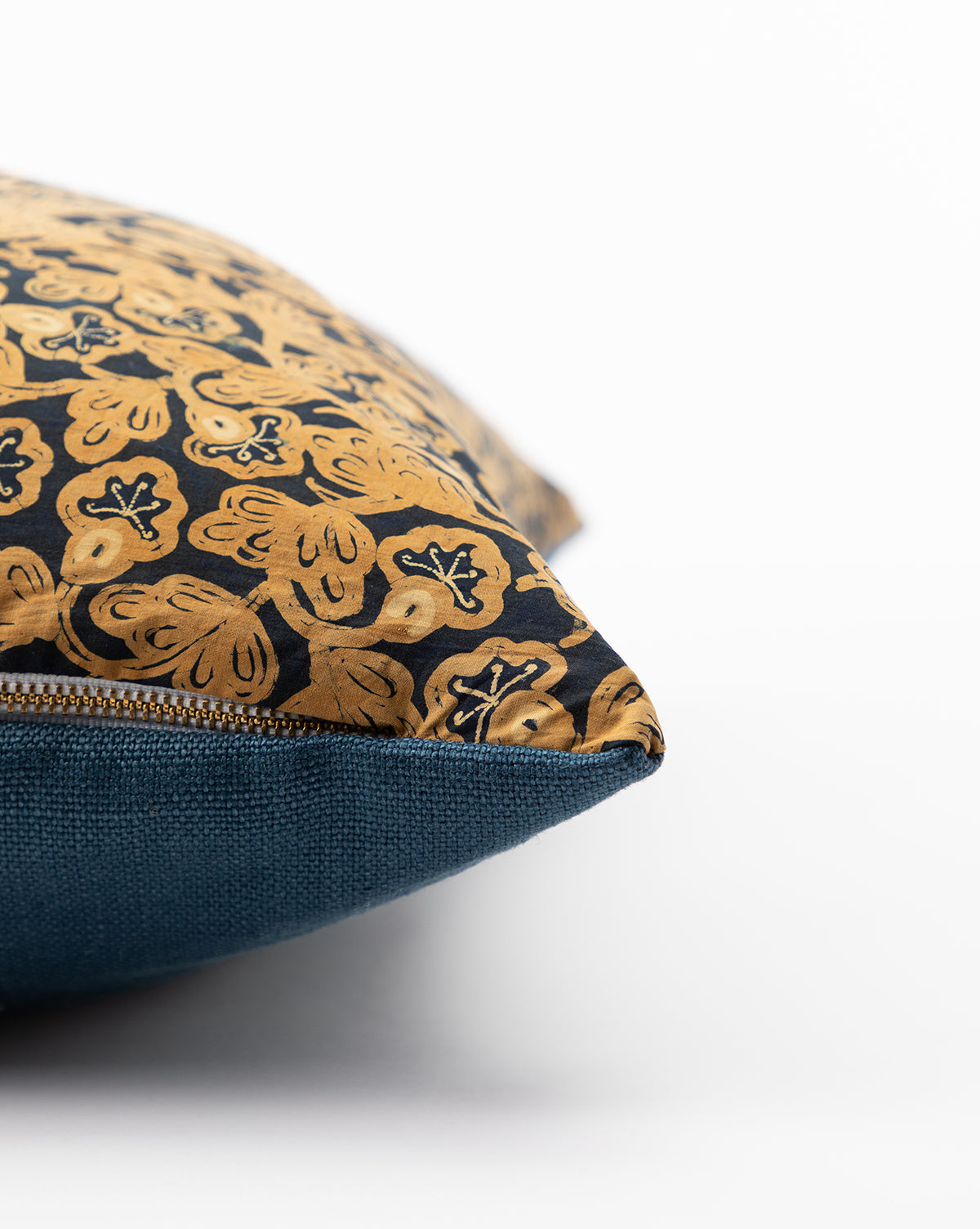 Funda de cojín vintage con motivo dorado n.º 4
