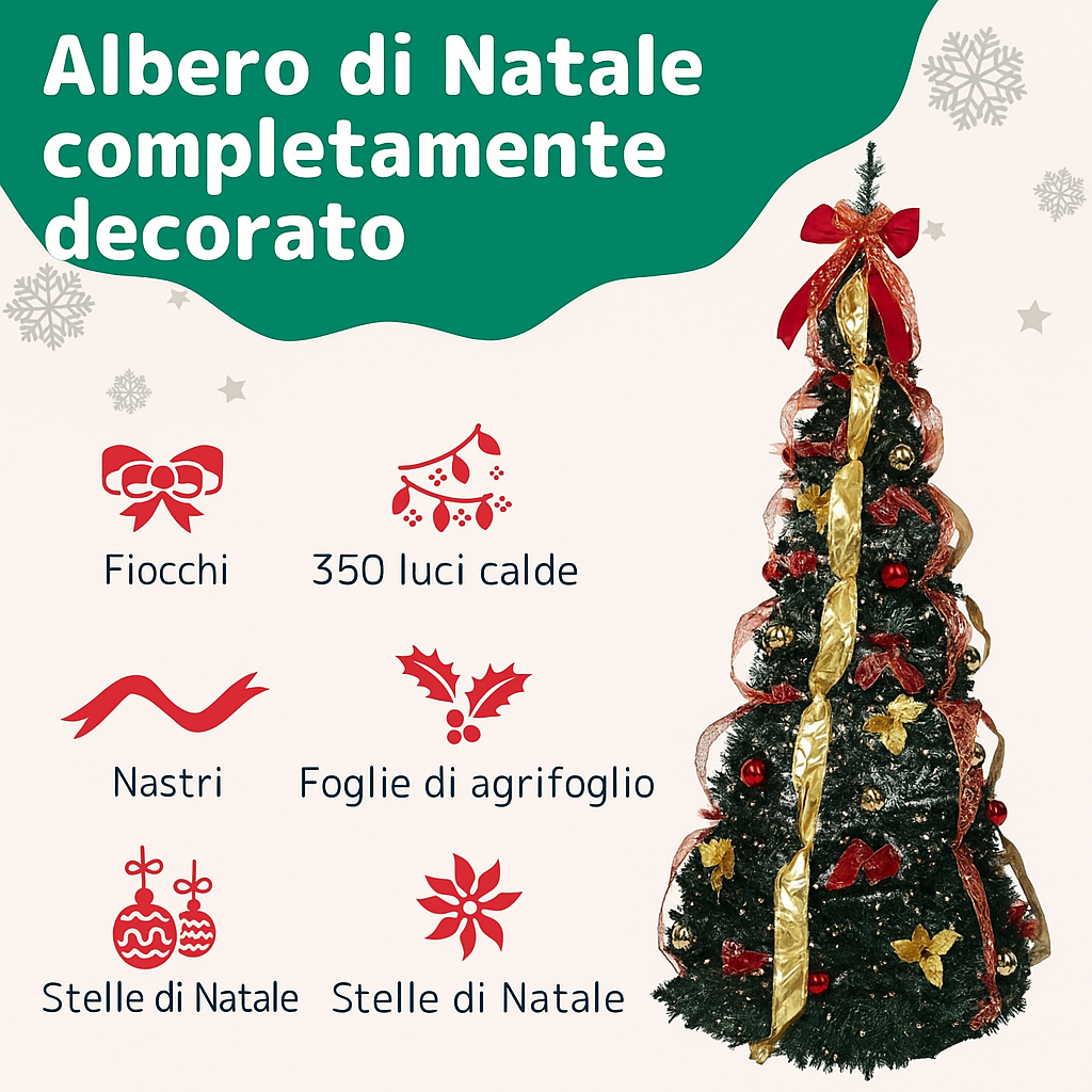 Árbol de Navidad prediseñado: móntalo en 60 segundos 🎅🎄