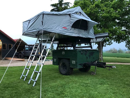 Extended Twin Ladder Ventura Deluxe 1.8 Roof Top Tent (IN STOCK)