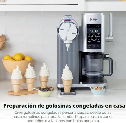 Máquina para hacer helados 13 en 1: prepara helado, sorbete y yogur helado en casa.
