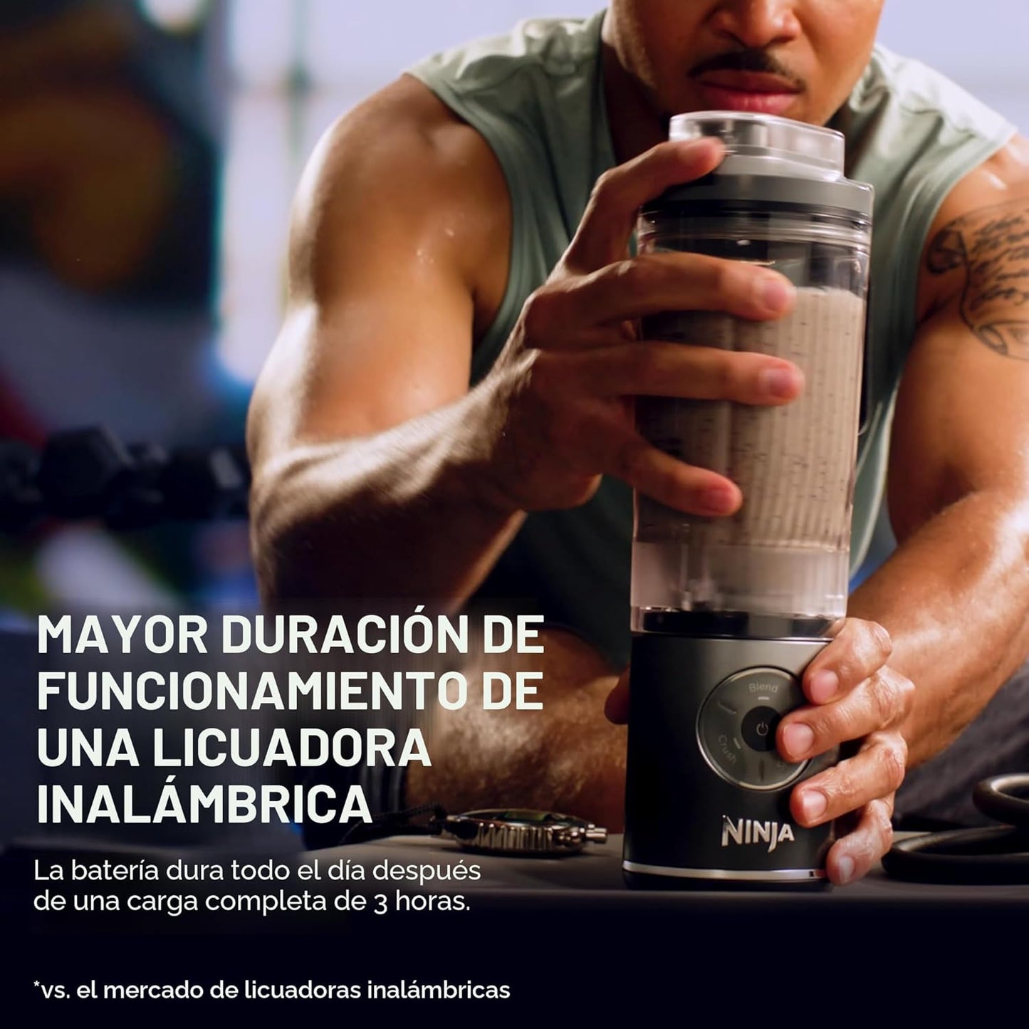 Licuadora Personal Portátil Twist & Go – 3 Programas, Smoothies y Hielo