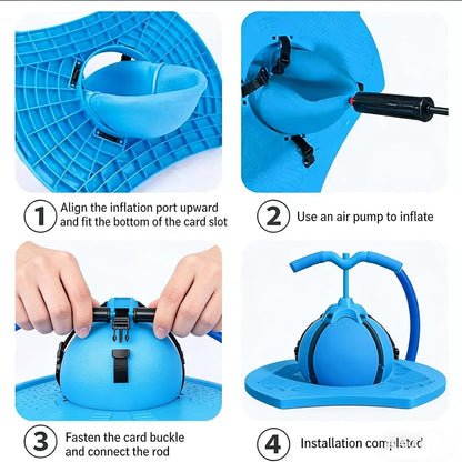 Palla da salto per l’equilibrio con maniglia e pompa per pallone