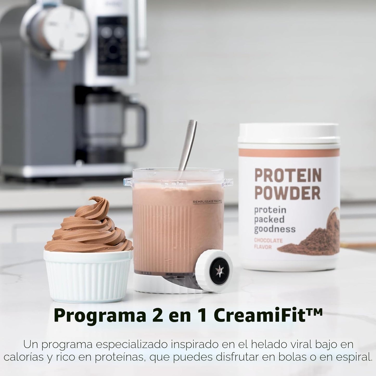 Máquina para hacer helados 13 en 1: prepara helado, sorbete y yogur helado en casa.