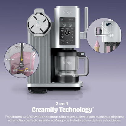 Máquina para hacer helados 13 en 1: prepara helado, sorbete y yogur helado en casa.