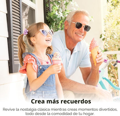 Máquina para hacer helados 13 en 1: prepara helado, sorbete y yogur helado en casa.
