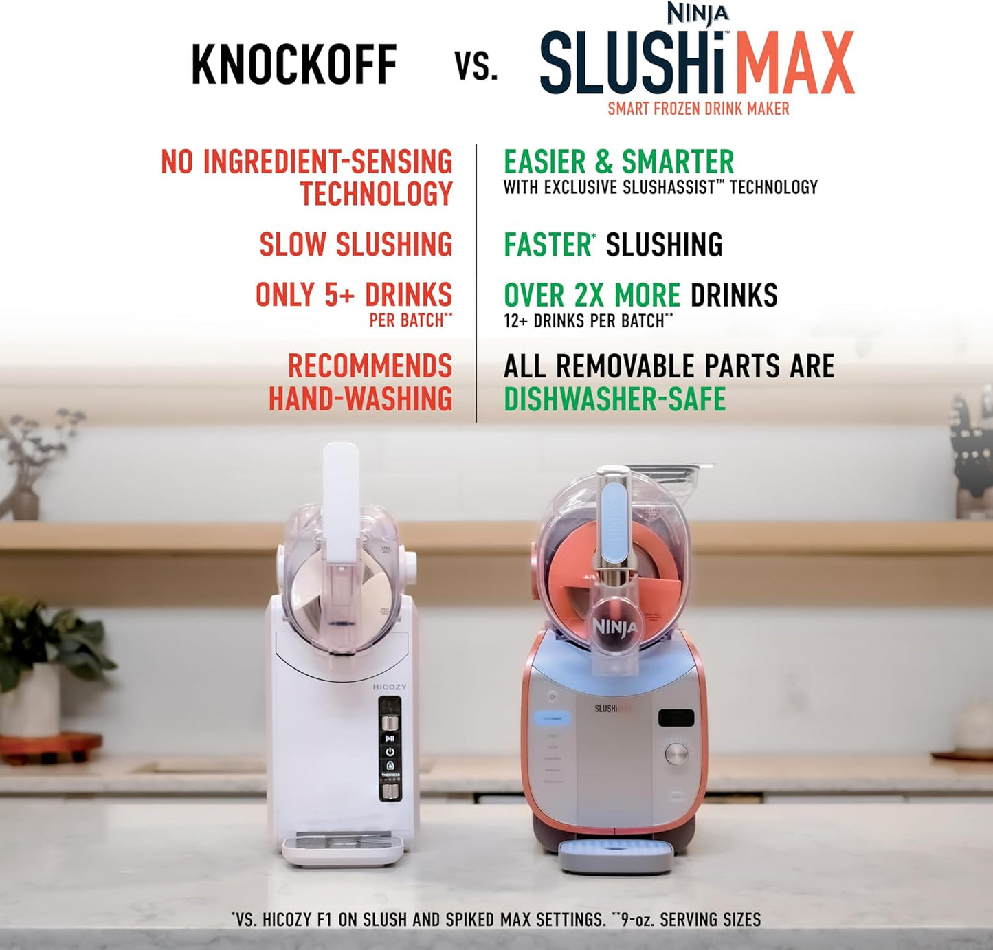 Ninja SLUSHi XXL – Máquina inteligente de granizados de 150 oz, 6 programas, FS605 + libro de cócteles de regalo