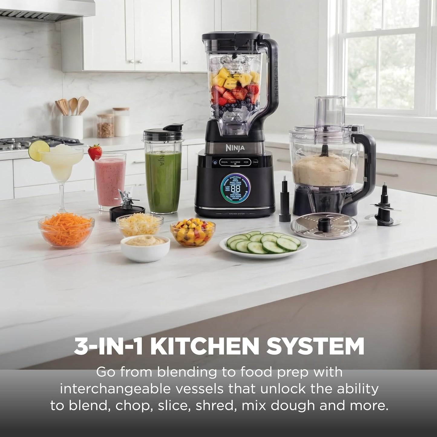 Sistema de Cocina | Robot de Cocina y Batidora Todo en Uno