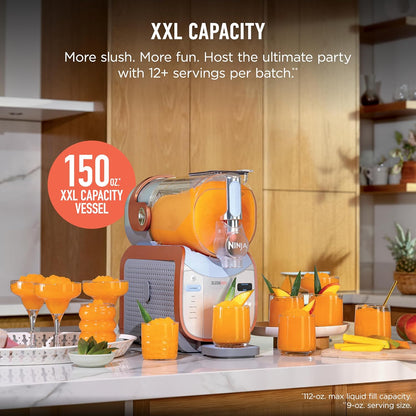 Ninja SLUSHi XXL – Máquina inteligente de granizados de 150 oz, 6 programas, FS605 + libro de cócteles de regalo
