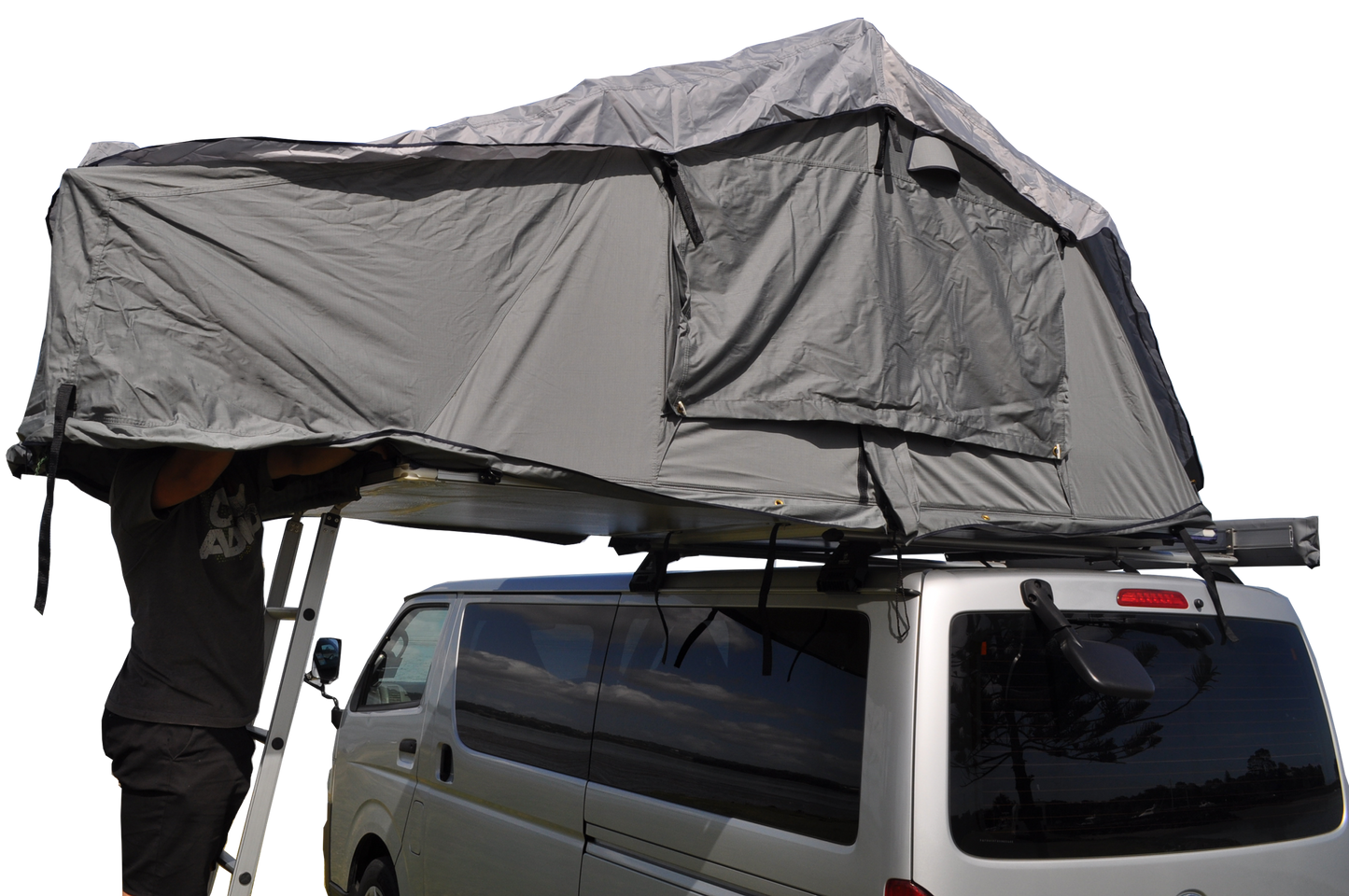 Extended Ventura Deluxe 1.4 Roof Top Tent + Annex (IN STOCK)