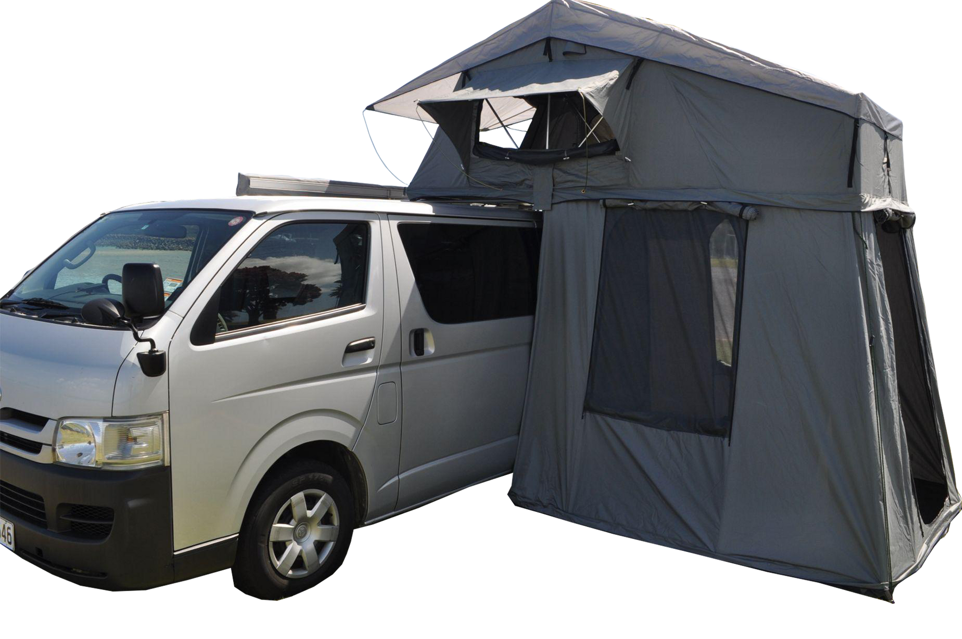 Extended Ventura Deluxe 1.4 Roof Top Tent + Annex (IN STOCK)