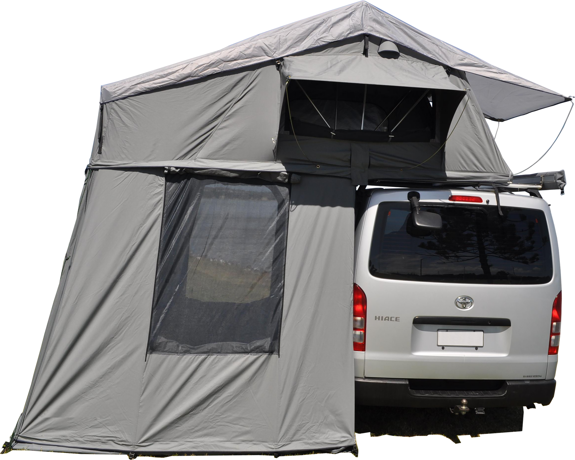 Extended Ventura Deluxe 1.4 Roof Top Tent + Annex (IN STOCK)