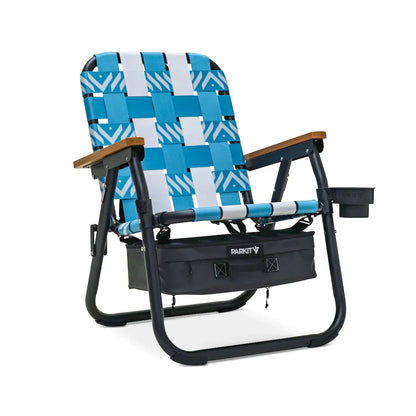 Silla de exterior premium con nevera integrada y correas de transporte