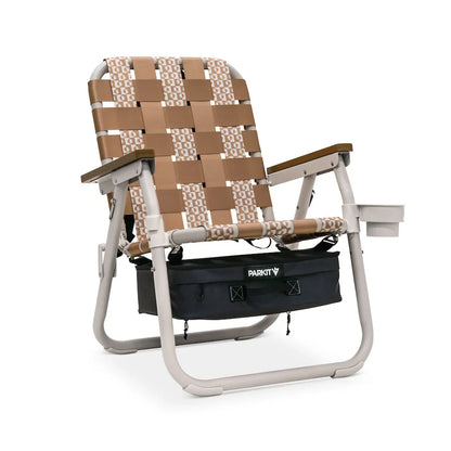 Silla de exterior premium con nevera integrada y correas de transporte