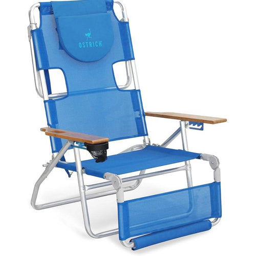 Silla de playa reclinable portátil 3 en 1 con nevera 2