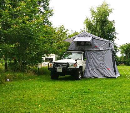 Extended Twin Ladder Ventura Deluxe 1.8 Roof Top Tent + Annex (IN STOCK)