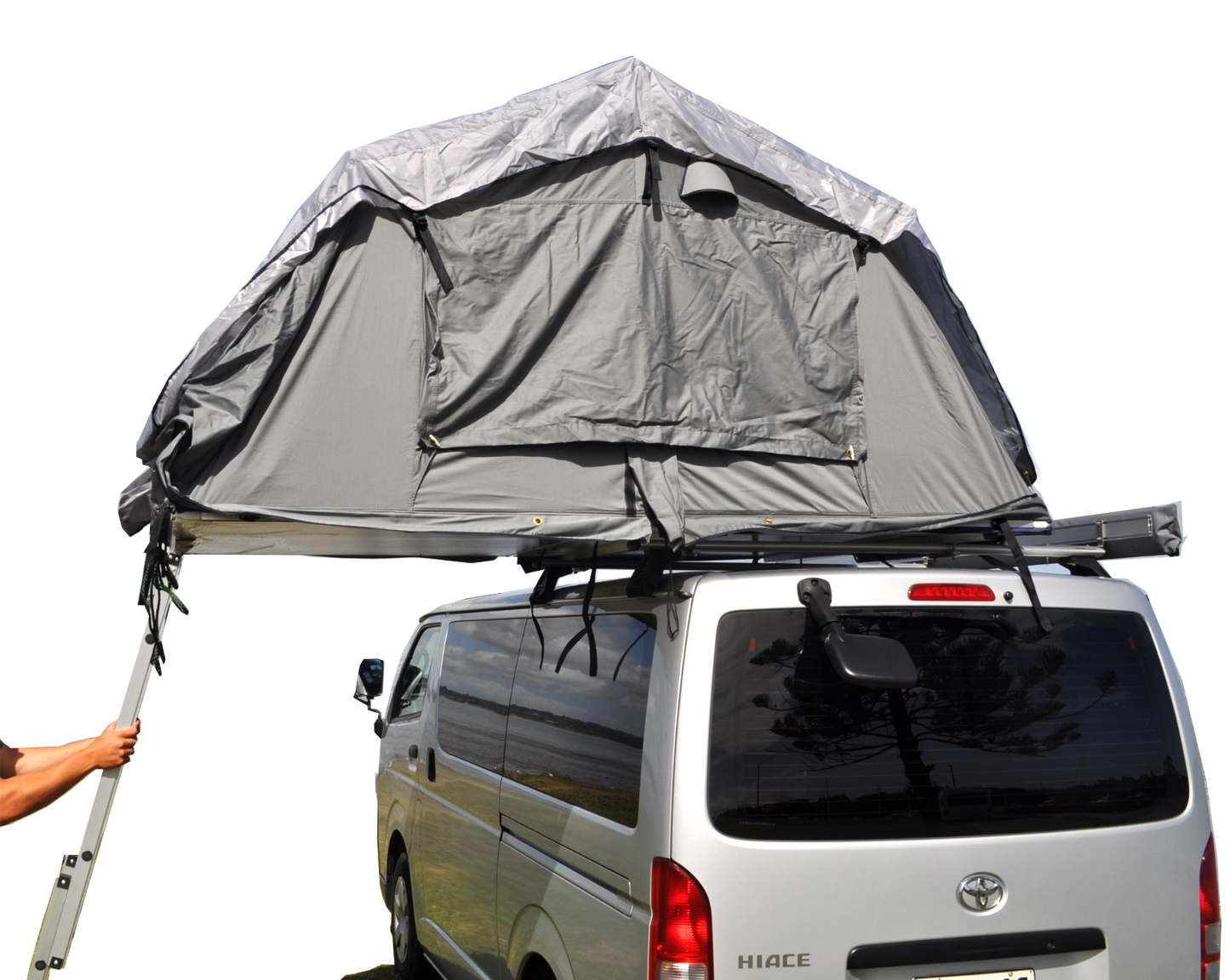 Extended Ventura Deluxe 1.4 Roof Top Tent + Annex (IN STOCK)