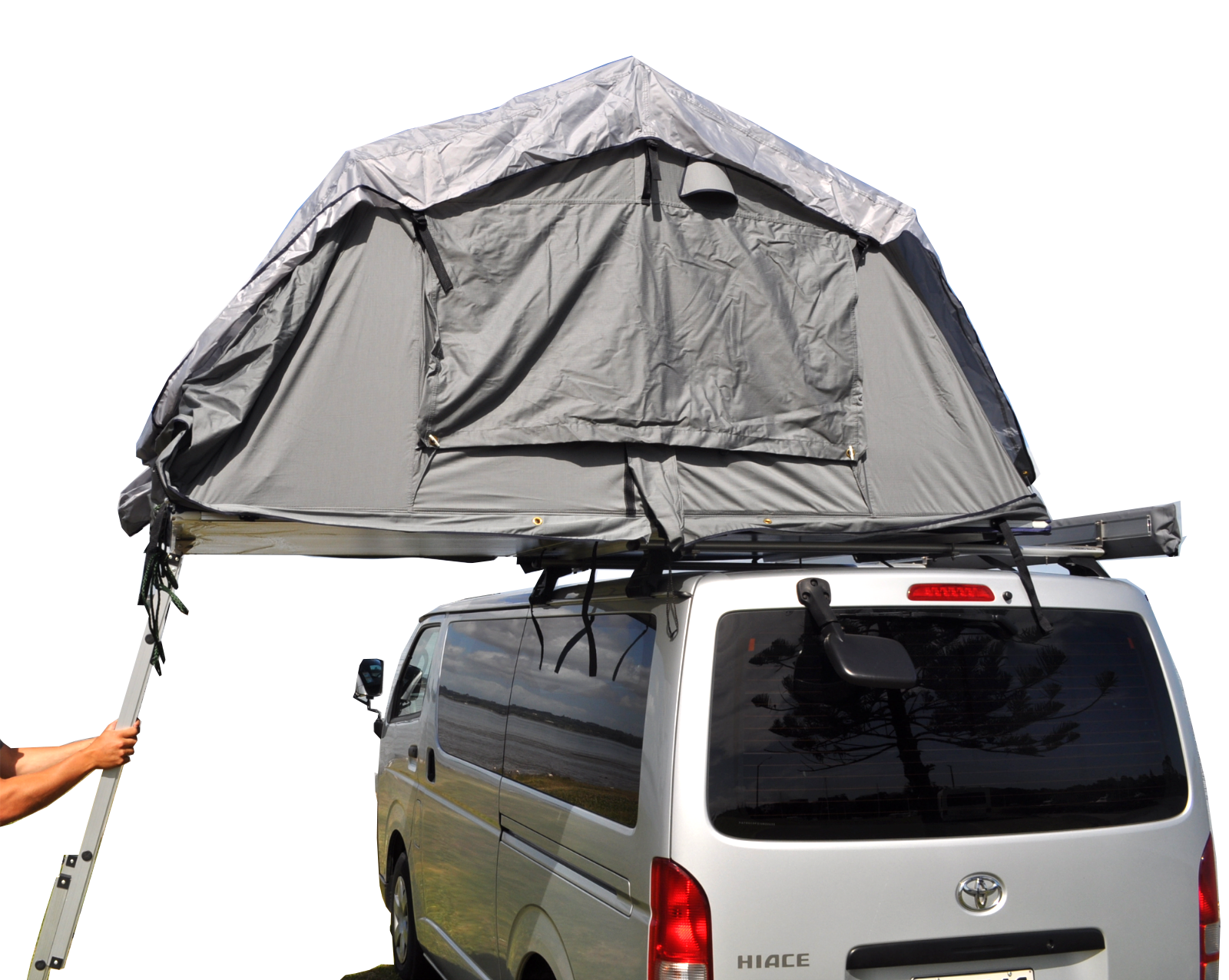 Extended Ventura Deluxe 1.4 Roof Top Tent + Annex (IN STOCK)