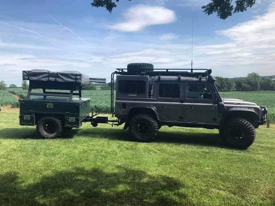 Extended Twin Ladder Ventura Deluxe 1.8 Roof Top Tent + Annex (IN STOCK)